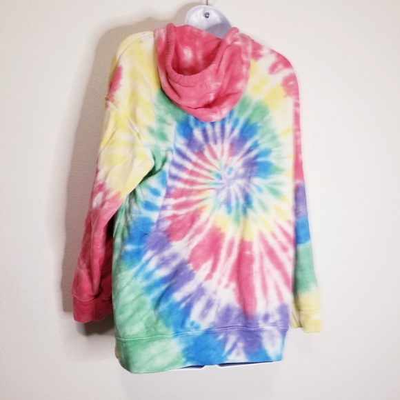 BP multicolored tie dye long sleeved hoodie - Picture 4 of 6